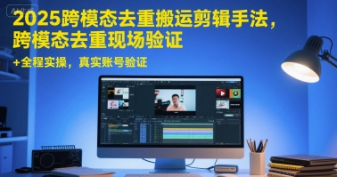 2025跨模态去重搬运剪辑手法,跨模态去重现场验证 +全程实操,真实账号验证插图 2025跨模态去重搬运剪辑手法,跨模态去重现场验证 +全程实操,真实账号验证
